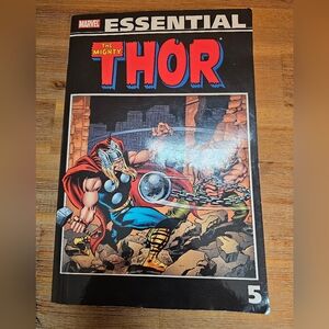 MARVELS THE ESSENTIAL THOR 5 Large Graphic Novel